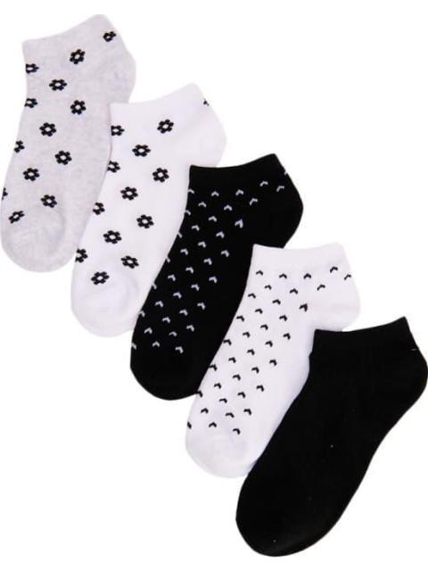 CALCETAS SET DE 5 PARES MULTICOLOR LOVE TO LOUNGE