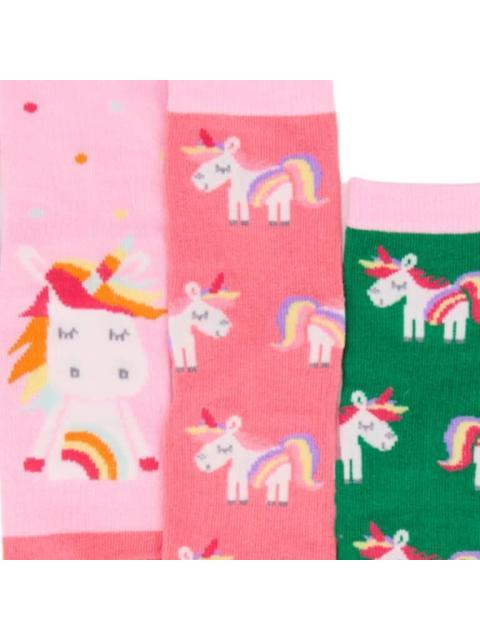 CALCETAS SET DE 7 PARES MULTICOLOR HELLODREAM - Image 4