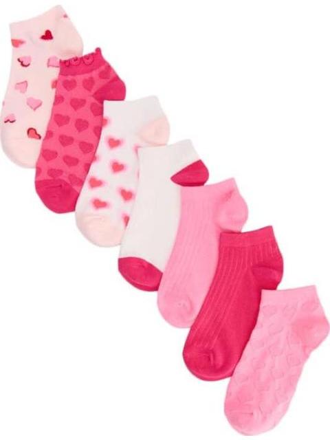 CALCETAS SET DE 7 PARES MULTICOLOR LOVE TO LOUNGE