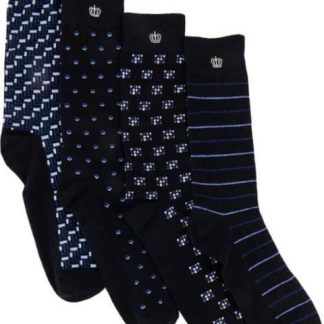 CALCETINES SET DE 4 PARES AZUL KEBO