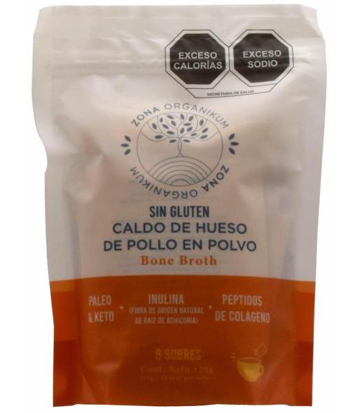 CALDO DE HUESO DE POLLO 120 G ZONA ORGANIKUM