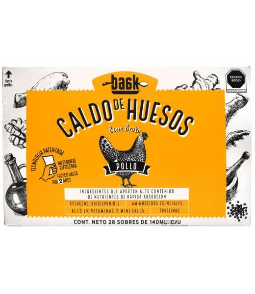 CALDO DE HUESOS DE POLLO 140 ML BAAK BONE BROTH