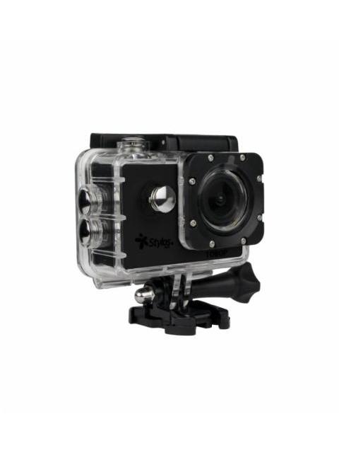 CAMARA DEPORTIVA STYLOS STVACX3 12MP FULL HD NEGRO