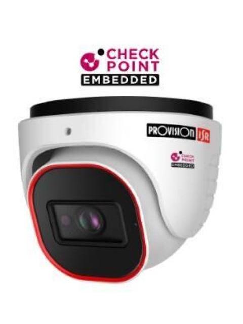 CAMARA DOMO IP 4 MP LENTE FIJO 2.8MM (96°) IR HASTA 20 MTS DDA2 (RECONOCIMIENTO FACIAL) MICROFONO CHECK POINT WDR SD(256GB) IP67