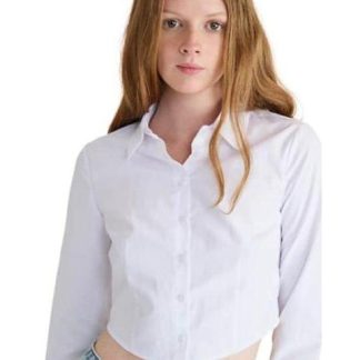 CAMISA CROP BLANCO HOLLY LAND