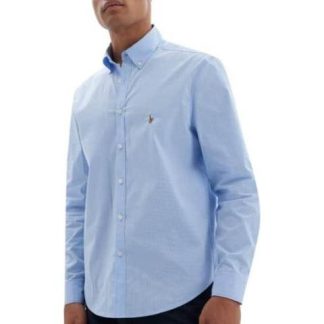 CAMISA CUADROS AZUL HPC POLO