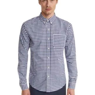 CAMISA CUADROS AZUL MARINO NEXT CO