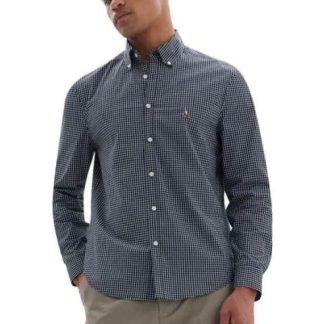 CAMISA DE POPELINA MANGA LARGA NEGRO HPC POLO