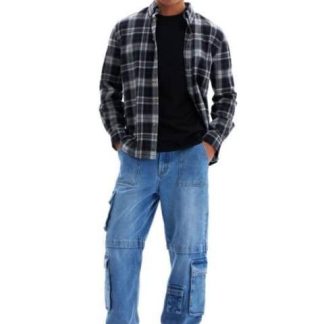 CAMISA FRANELA NEGRO NEXT CO