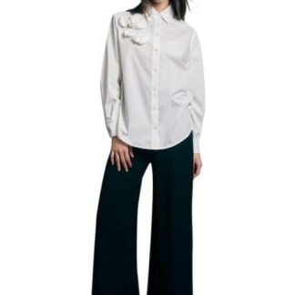 CAMISA MANGA LARGA FLOR MARFIL HOLLY LAND