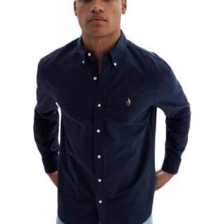 CAMISA OXFORD AZUL MARINO HPC POLO
