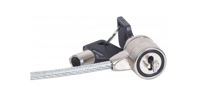 MANHATTAN CANDADO DE LLAVE PARA LAPTOP 1.4 METROS PLATA - Image 4