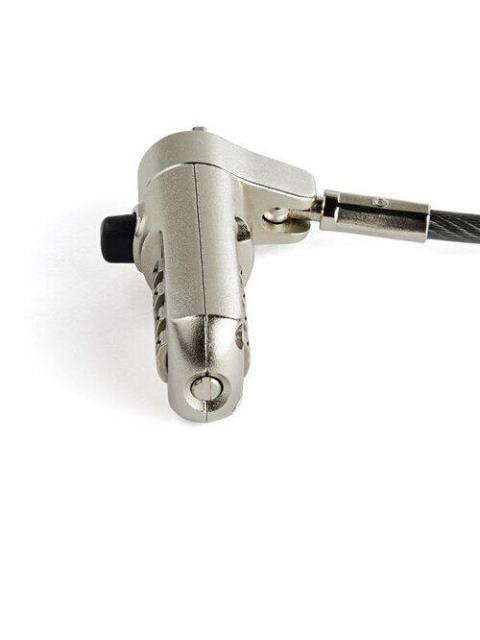 STARTECH CANDADO DE COMBINACION PARA LAPTOPS 2 METROS NEGRO-PLATA - Image 4