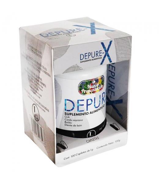 CAPLETAS DEPURE-X C 100 ACIDO LINOLEICOCARDO MARIANOBOLDO Y BARDA DLORHMEX