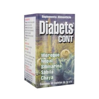 CAPLETAS DIBETS 60 WEREQUE NOPAL SILIMARINA SAVILA CHAYA NATURES P.E.T.