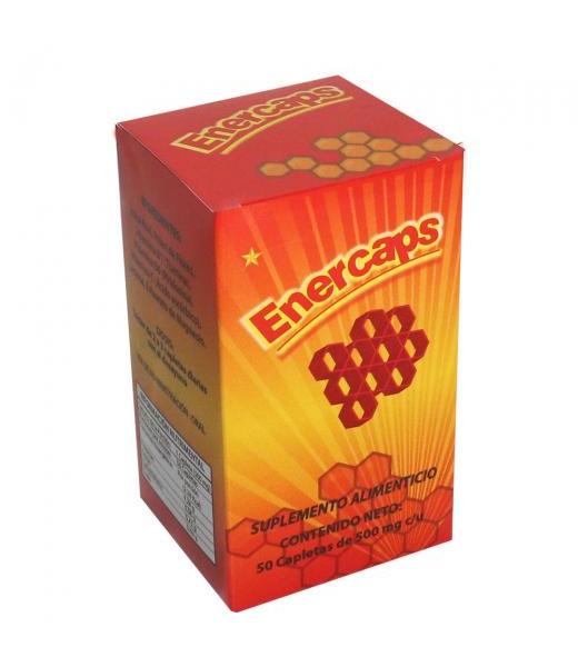 CAPLETAS ENERCAPS CON JALEA REAL C 50 POLEN DE FLORES Y COMPLEJO DEBYB