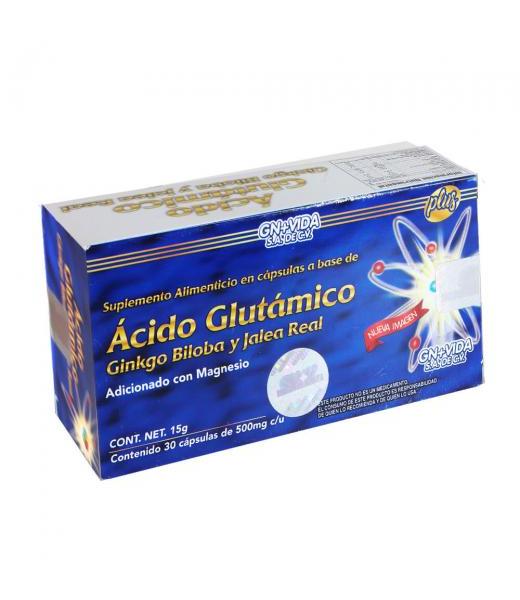 CAPS. ACIDO GLUTAMICO C 30 BLISTER GN+VIDA