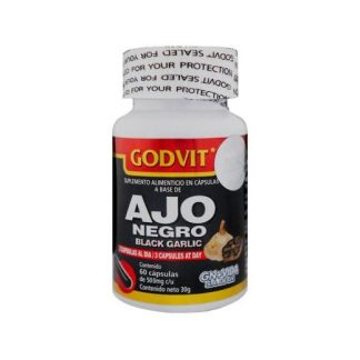 CAPS. AJO NEGRO C 60 BLACK GARLIC GODVIT GN+VIDA