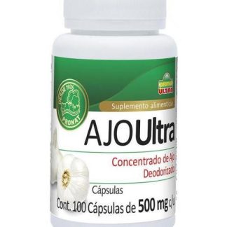 CAPS. AJO ULTRA C 100 500 MG CONCENTRADO DE AJO DEODORIZADO PRONAT