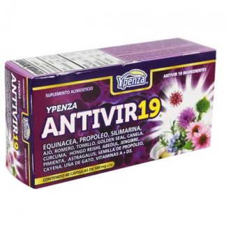 CAPS. ANTIVIR19 C 60 500 MG EQUINACEA PROPOLEO SILIMARINA SOLO PARA DIABETICOS