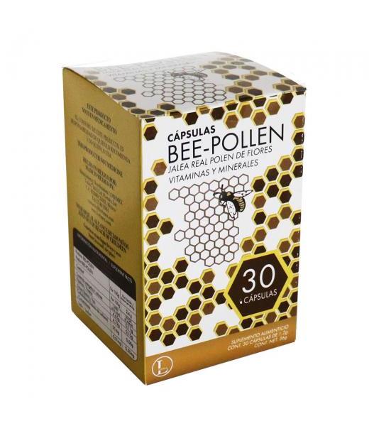 CAPS. BEE POLEN (ABJ) C 30 JALEA REALPOLENVIT Y MINERALES DLORHMEX