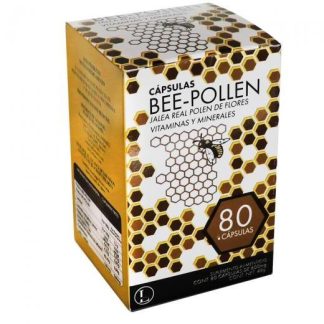 CAPS. BEE POLEN (ABJ) C 80 600MG C U JALEA REALPOLENVIT. Y MINERA DLORHMEX