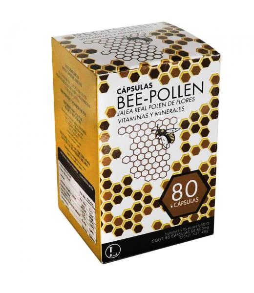 CAPS. BEE POLEN (ABJ) C 80 600MG C U JALEA REALPOLENVIT. Y MINERA DLORHMEX