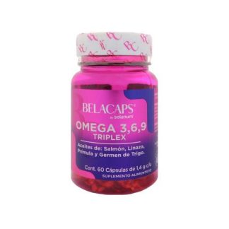 CAPS. BELACAPS OMEGA 369 TRIPLEX C 60 ACEITES DE SALMON LINAZA PR SOLANUM PHARMA