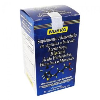 CAPS. BIOTINA C 30 C COLAGENO HIDROLIZADO ACIDO HIALURONICO VIT C GN+VIDA