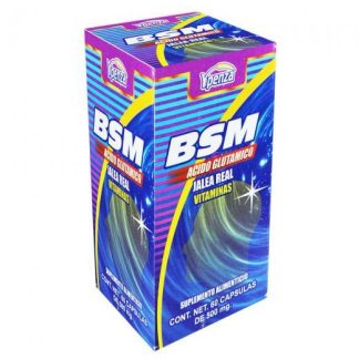 CAPS. BSM C 60 500 MG C U ACIDO GLUTAMICOJALEA REAL Y VITAMINAS SOLO PARA DIABETICOS