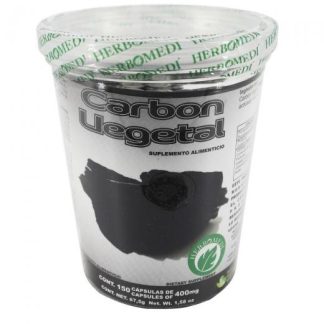 CAPS. CARBON VEGETAL C 150 HERBOMEDI