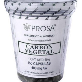 CAPS. CARBON VEGETAL C 150 PROSA