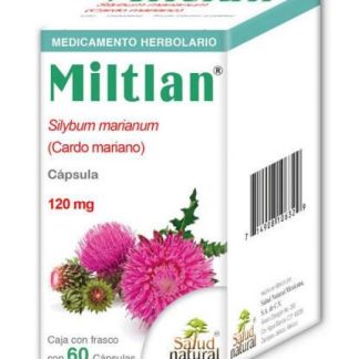 CAPS. CARDO MARIANO MILTLAN 120MG C 60 C U MEDICAMENTO HERBOLARIO SALUD NATURAL