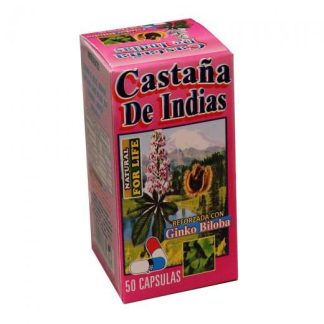 CAPS. CASTAÑO DE INDIAS C 50. REFORZADA CON GINKO BILOBA MAYAMEX