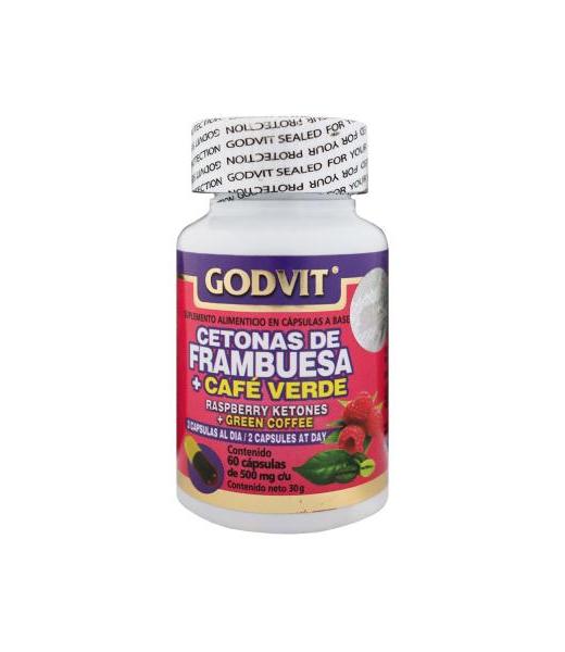 CAPS. CETONAS DE FRAMBUESA + CAFE VERDE C 60 RASPBERRY KETONES +G GN+VIDA