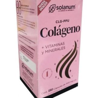 CAPS. CLG-PPU COLAGENO +VITAMINAS Y MINERALES C 180 SOLANUM