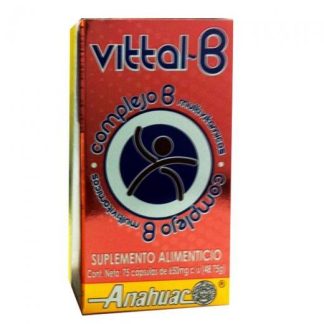 CAPS. COMPLEJO B SMART VIT C 75 ANAHUAC