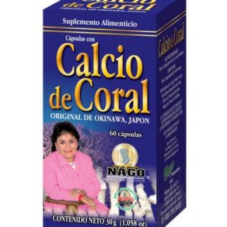CAPS. CON CALCIO DE CORAL C 60 ORIGINAL DE OKINAWA JAPON VIDA HERBAL