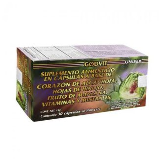 CAPS. CORAZON DE ALCACHOFA C 30 BLISTER C HOJAS DE HINOJO FRUTO D GN+VIDA