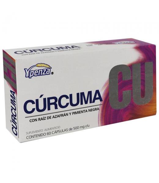CAPS. CURCUMA C 60 500 MG C U CON RAIZ DE AZAFRAN Y PIMIENTA NEGR SOLO PARA DIABETICOS