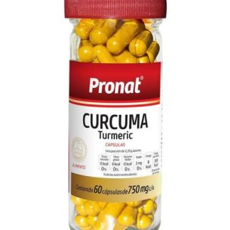 CAPS. CURCUMA TURMERIC C 60 DE 750MG C U PRONAT