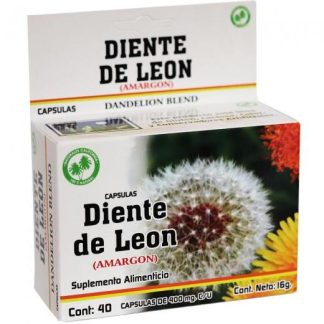 CAPS. DIENTE DE LEON C 40 AMARGON NATURALES CALIFORNIA