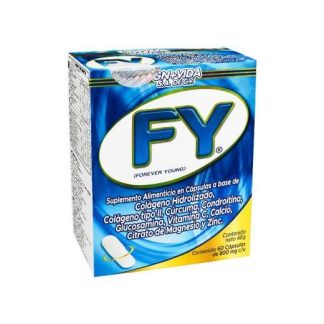 CAPS. FY FOREVER YOUNG C 60 COLAGENO HIDROLIZADO COLAGENO TIPO II GN+VIDA