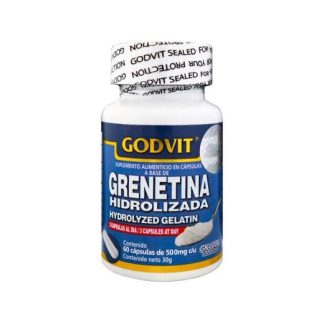 CAPS. GRENETINA HIDROLIZADA C 60 HIDROLYZED GELATIN GODVIT GN+VIDA