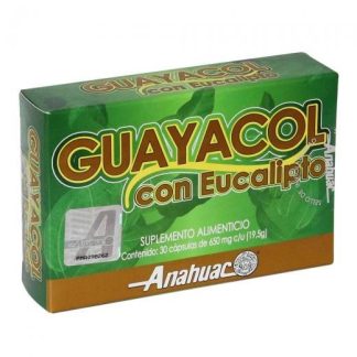 CAPS. GUAYACOL CON EUCALIPTO C 30 ANAHUAC
