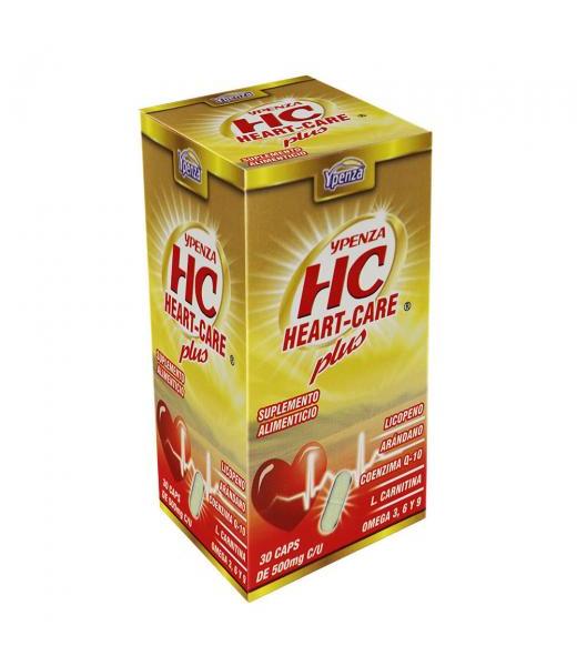 CAPS. HC HEART-CARE PLUS C 30 500MG C U LICOPENOARANDANOCOENZIMA SOLO PARA DIABETICOS