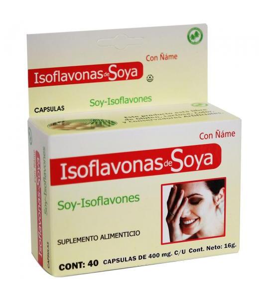 CAPS. ISOFLAVONAS DE SOYA C 40 SOY ISOFLAVONES NATURALES CALIFORNIA