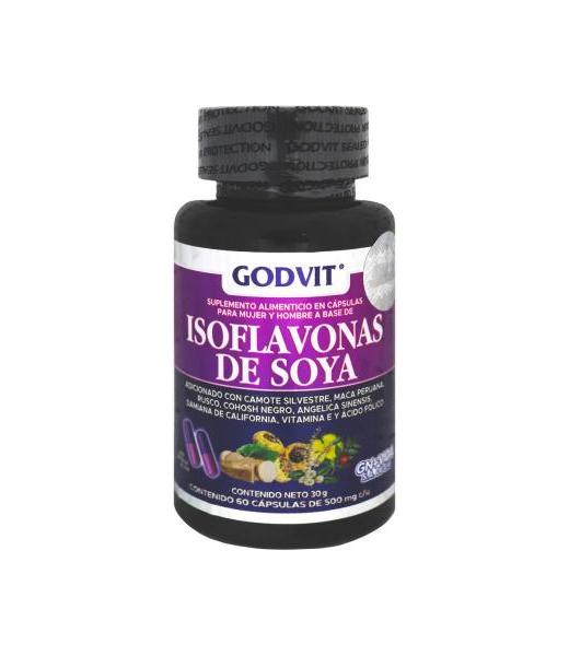 CAPS. ISOFLAVONAS DE SOYA C 60 PARA MUJER Y HOMBRE ADIC. C CAMOTE GN+VIDA