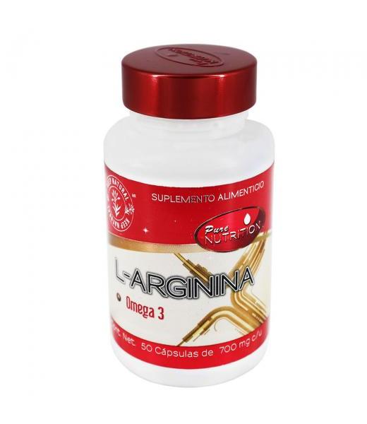 CAPS. L-ARGININA + OMEGA 3 C 50 705 MG BIO SER NATURAL