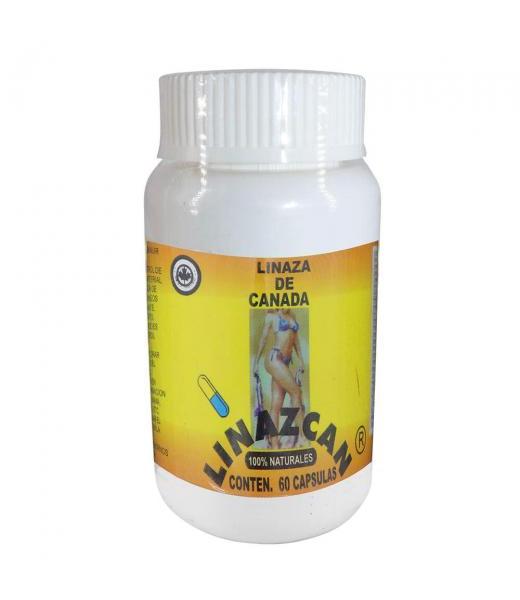CAPS. LINAZCAN C 60 LINAZA DE CANADA LA GRAN NATURISTA